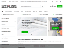 Tablet Screenshot of euroledstore.com